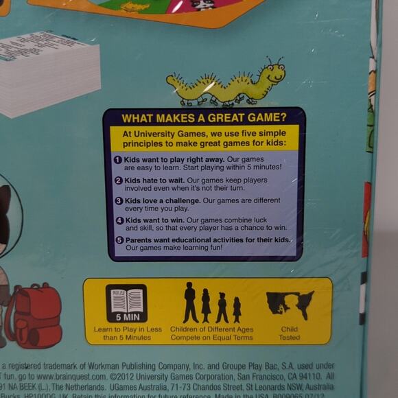 Brain Quest NIB Game for Grades 1 to 6 - Picture 6 of 8